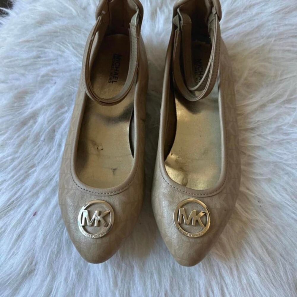 Michael-kors Women's Tan and Cream Ballet-shoes